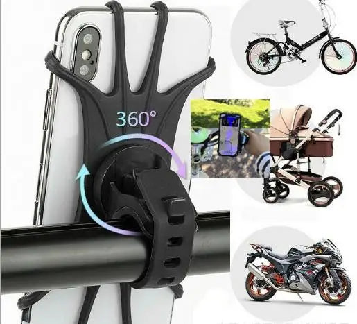 Silicone Bike Phone Holder for MTB & Motorcycles