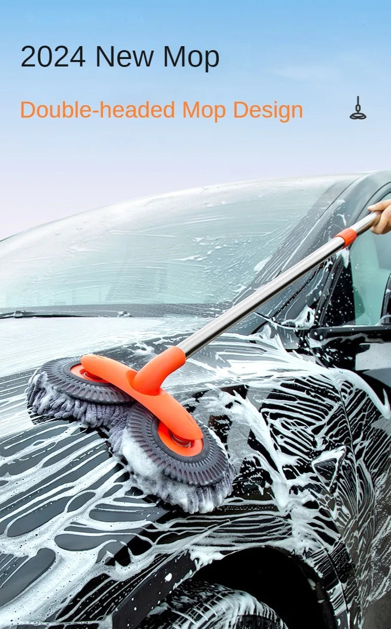 Telescopic Double-Head Car Wash Mop