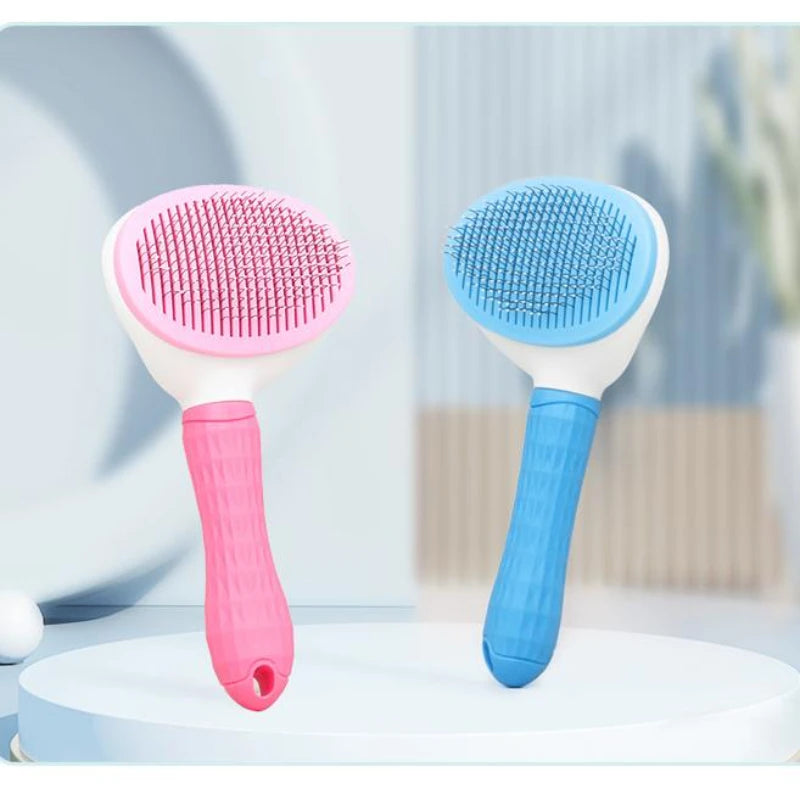 Automatic Pet Hair Removal Grooming Comb