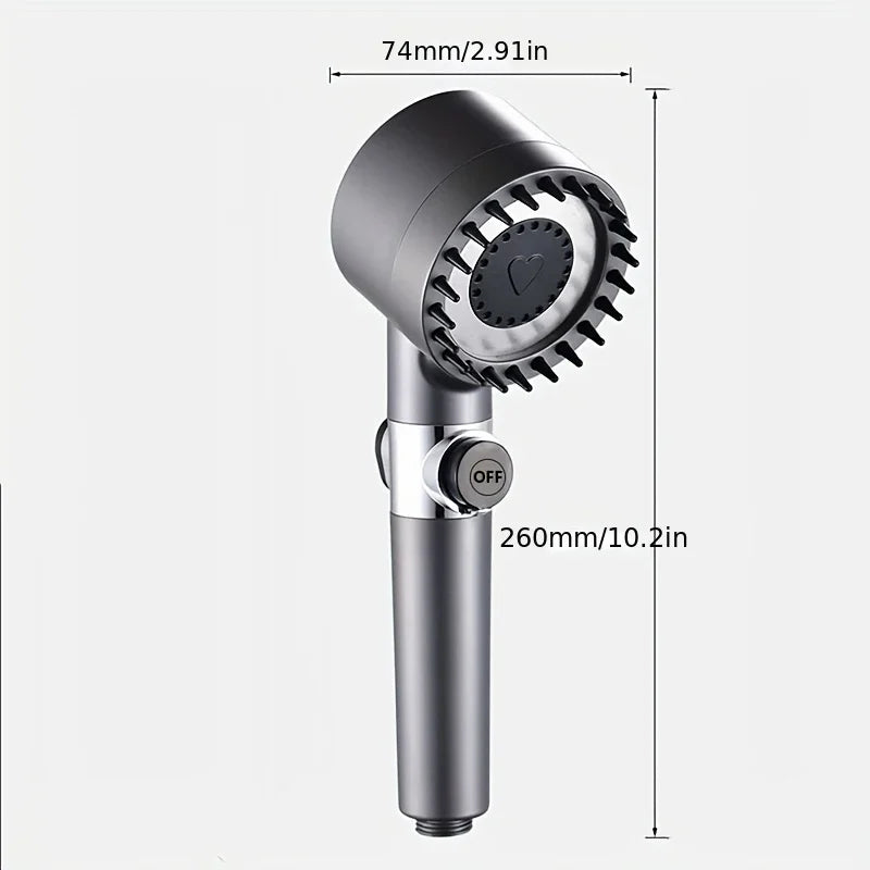 4 Modes Shower High Pressure Massage Shower Head With Filter Element