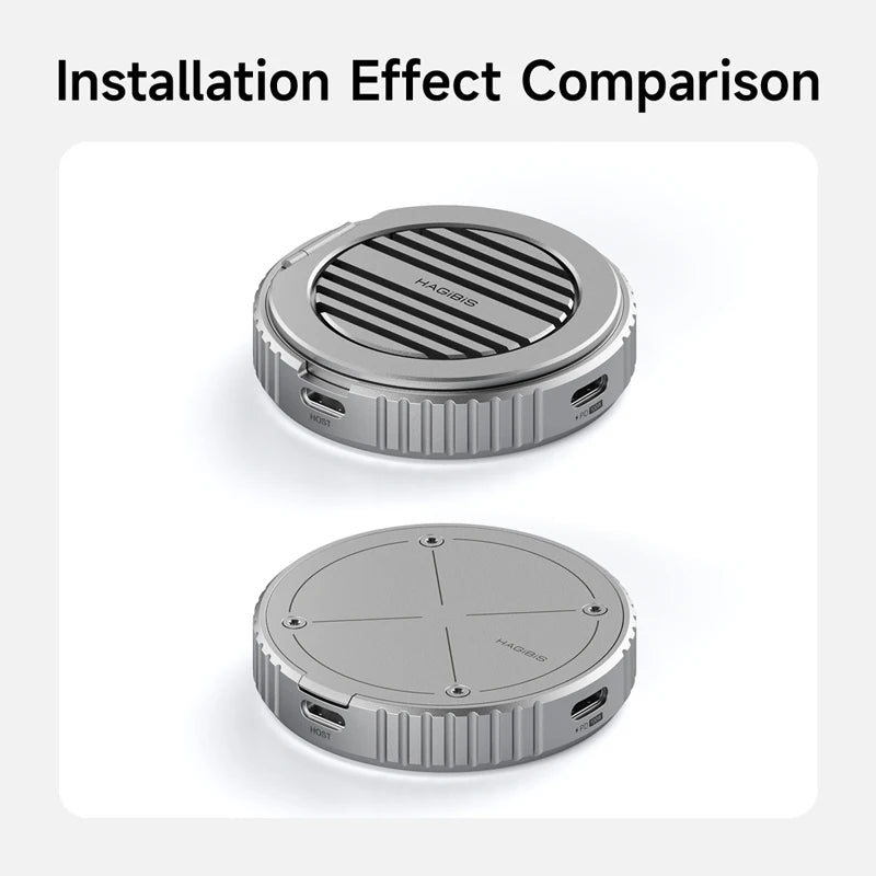 Hagibis Magnetic Heatsink Stand – Cool, Stable, MagSafe Ready!