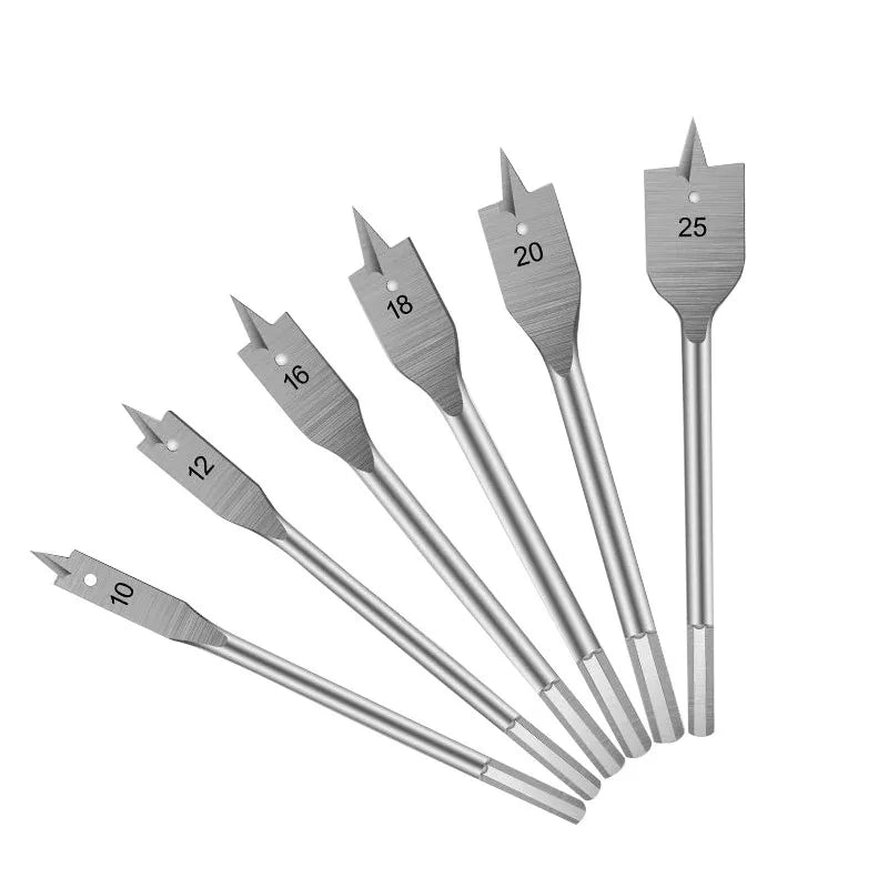Drill perfect holes with this flat bit woodworking set!