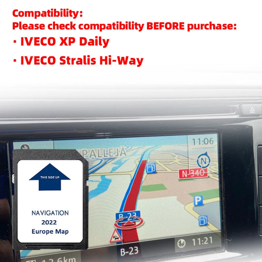 2022 Europe GPS SD Card – IVECO Sat Nav Upgrade!