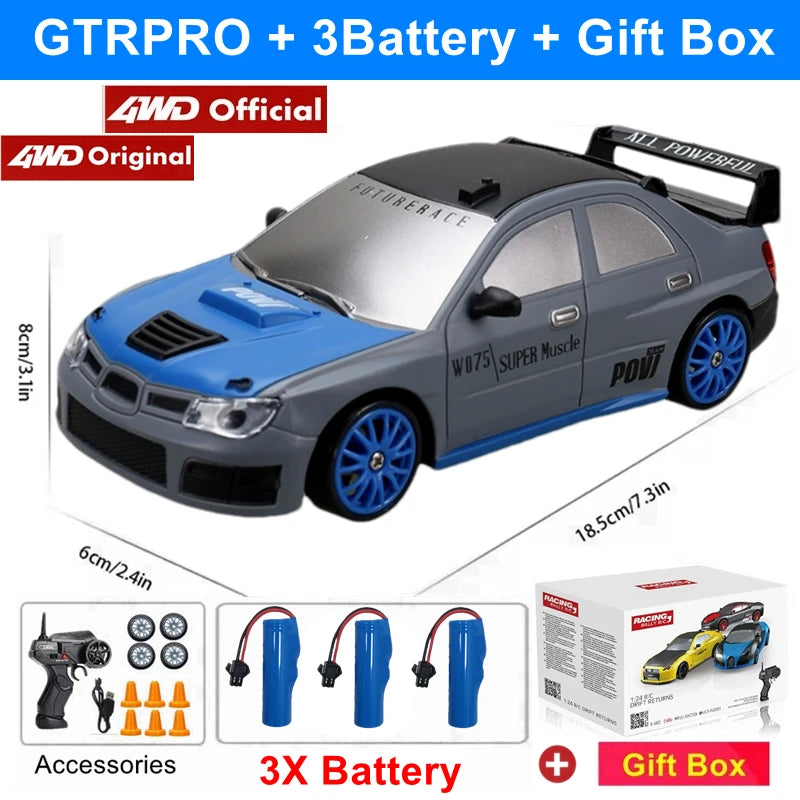 2.4G Drift RC Car – 4WD Remote Control Racing Toy