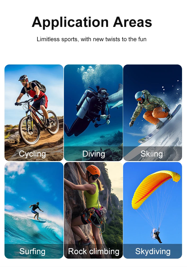 Dive into adventure with this IP68 sport action camera!
