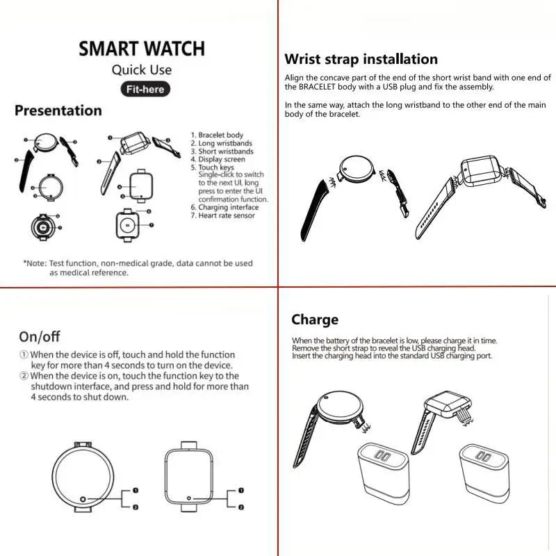 Multifunction D13 Smartwatch for All Ages