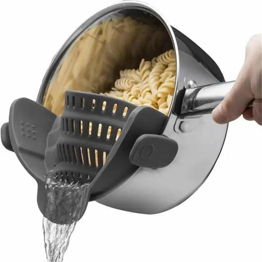 Adjustable Clip-On Pot Strainer – Fits Pans, Pots & Bowls!