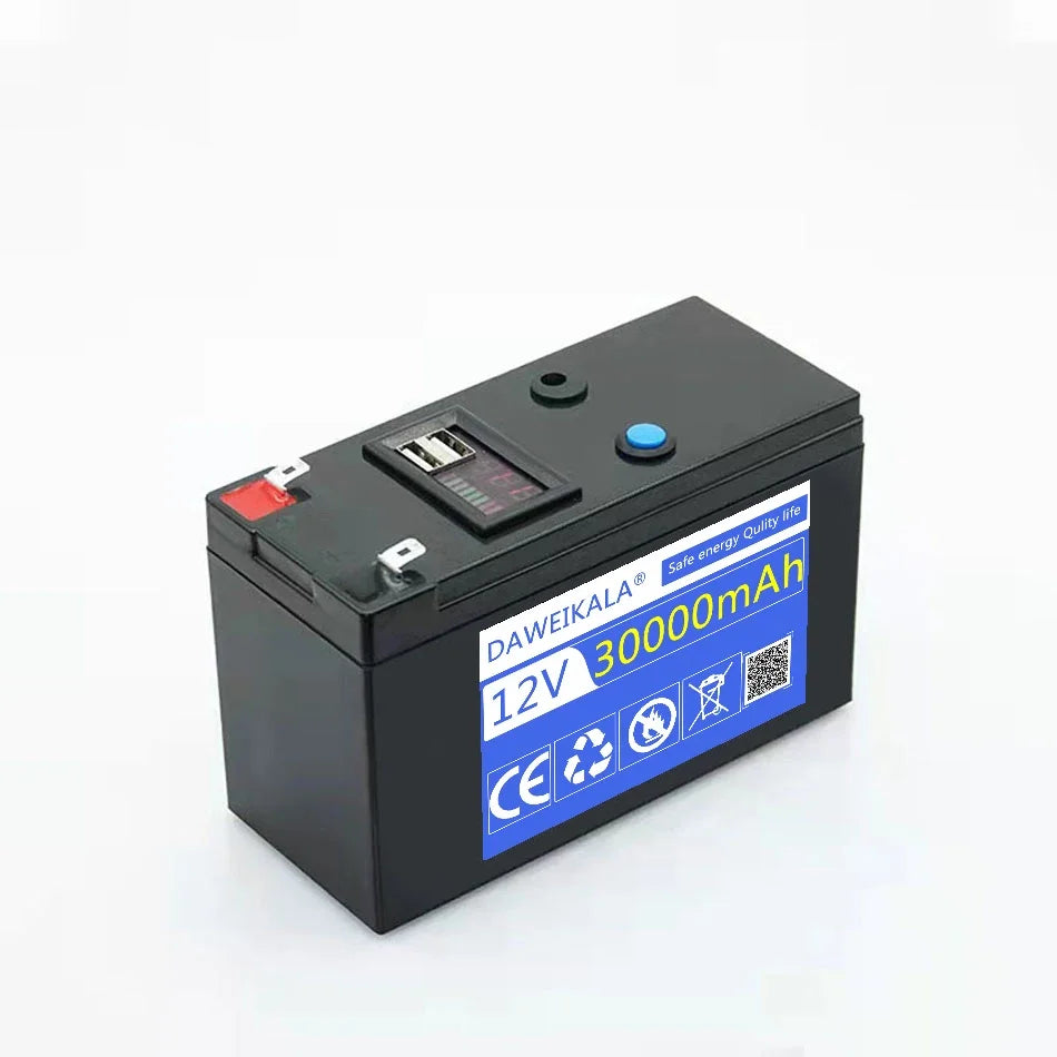 12V 30Ah Lithium Battery Pack with Charger