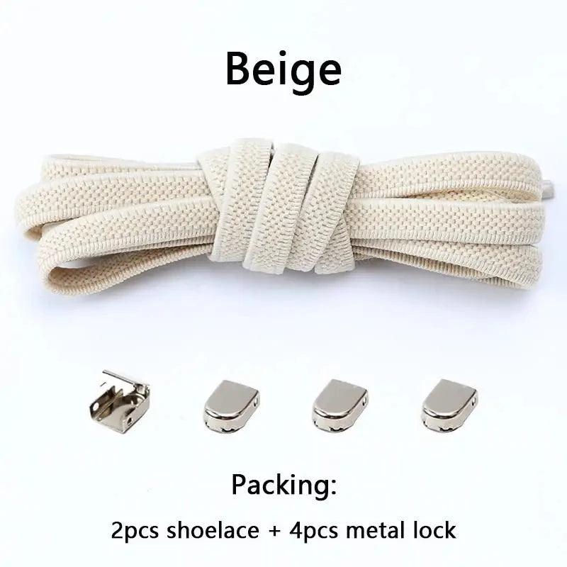 No-Tie Elastic Shoelaces for Kids & Adults - Clickilix