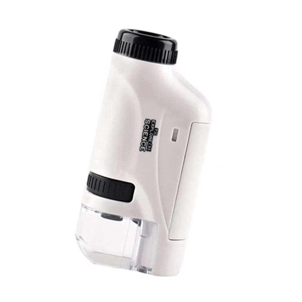 Mini Pocket Microscope 60–120X With LED Light