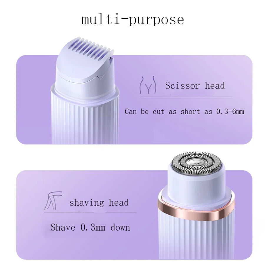 Smooth results with this 2-in-1 women’s electric shaver!