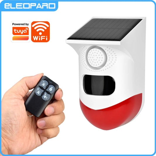 Solar WiFi Outdoor Security Alarm Sensor