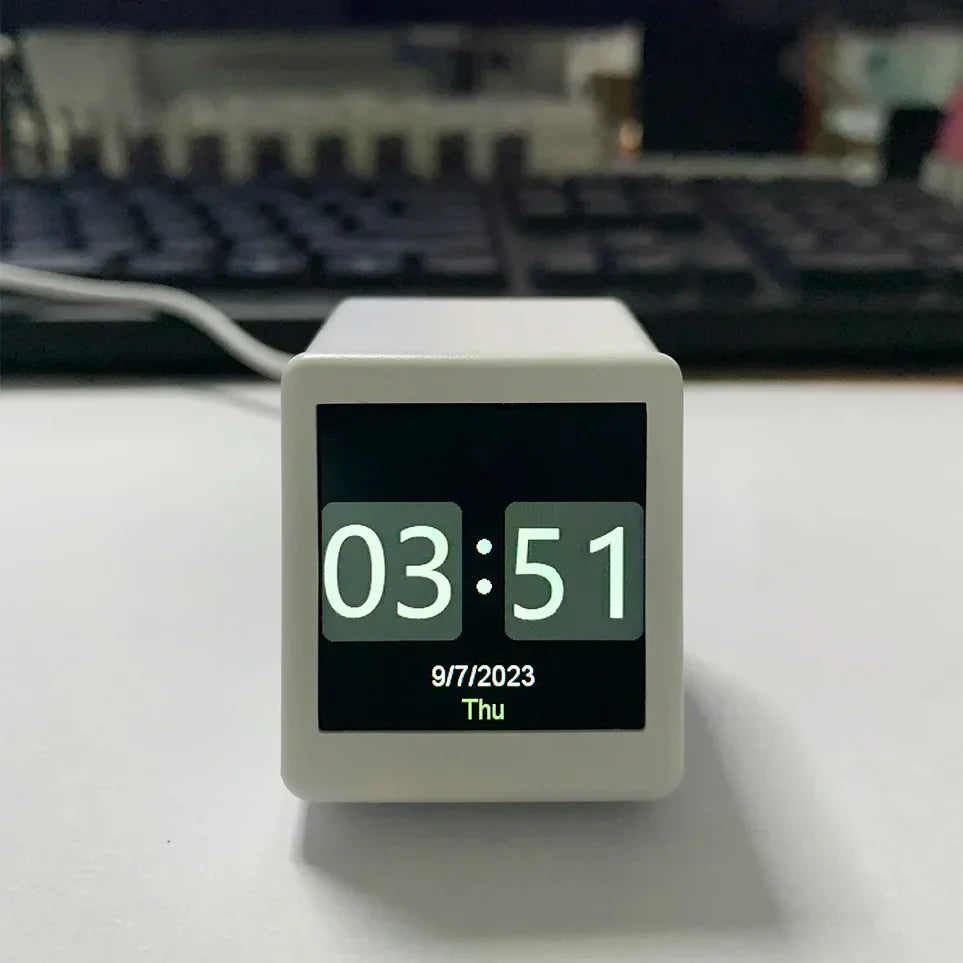 Smart WiFi Weather Clock with Bitcoin Monitor
