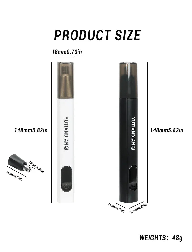 2-in-1 Electric Ear Nose Hair Trimmer