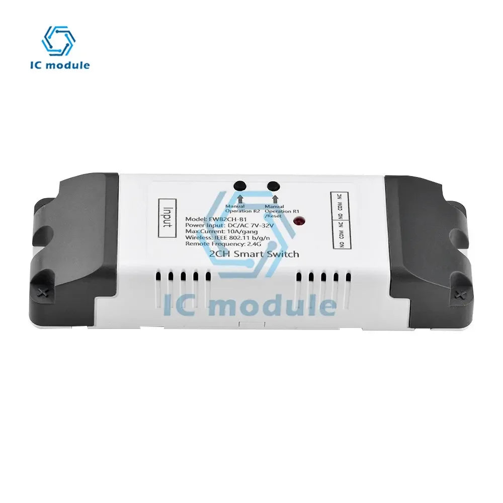 Smart WiFi Dual-Channel Switch with eWeLink App