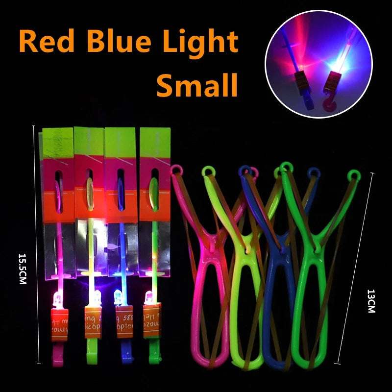 LED Rocket Helicopter Toys – Launch Light & Fun into the Sky!
