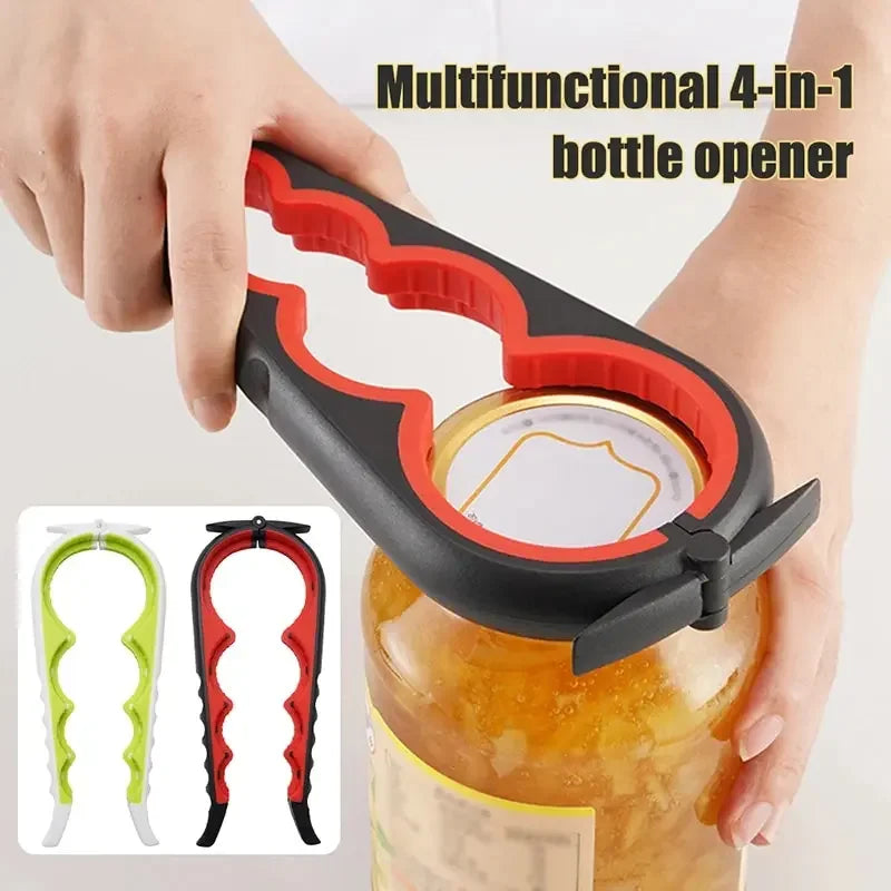 4-in-1 Multi-Function Can & Bottle Opener Tool
