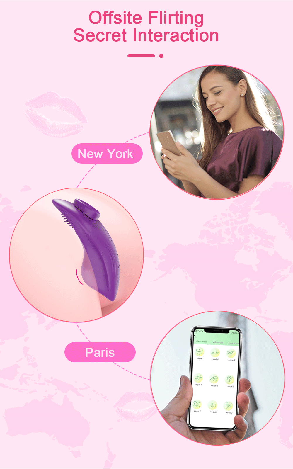 Bluetooth Wearable Vibrator for Women