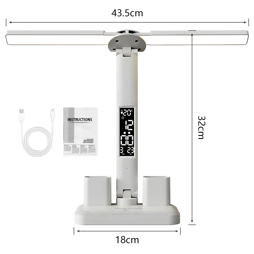 Smart Touch LED Desk Lamp Rechargeable for Study