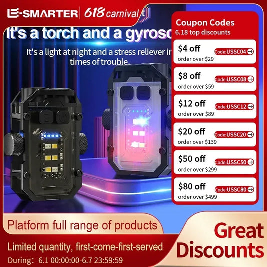 Mini LED Keychain Flashlight with Magnet