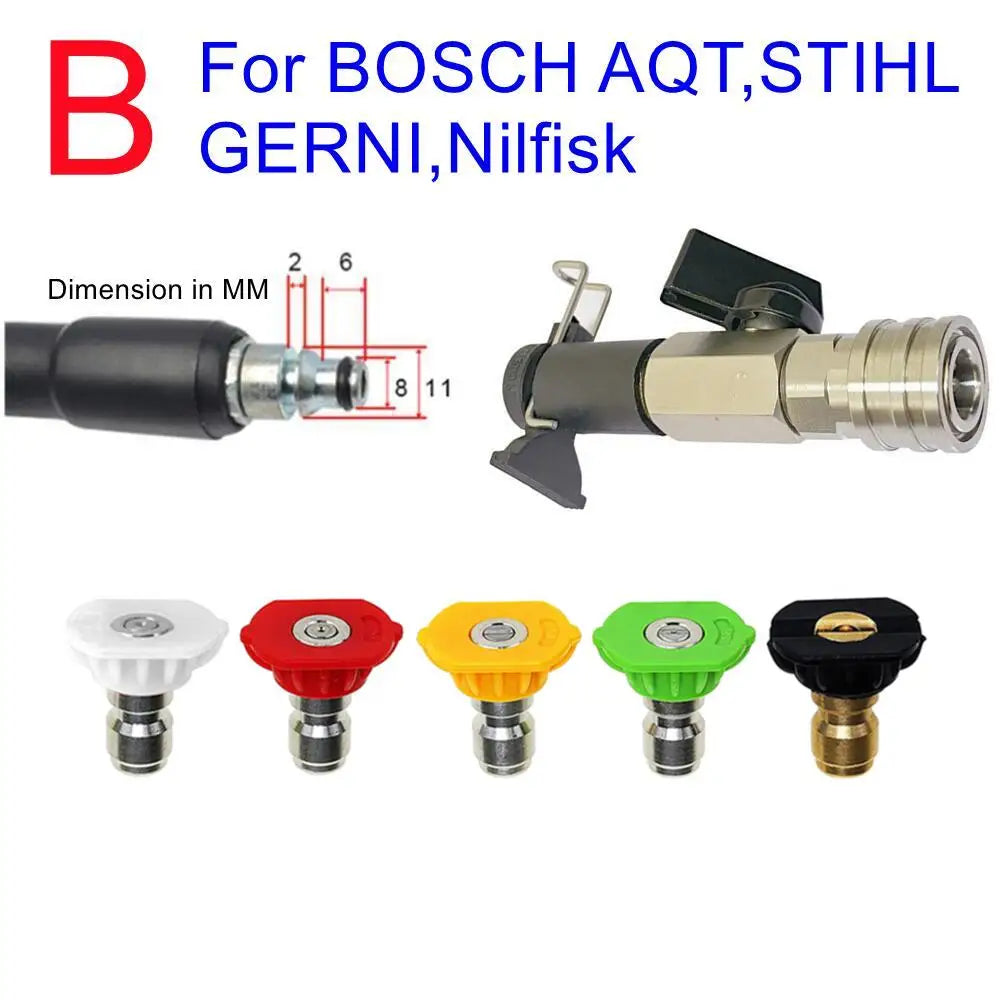 High Pressure Washer Ball Valve Quick Connector