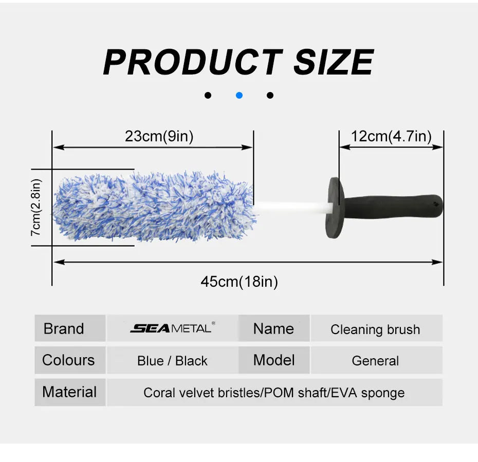 SEAMETAL Ultra Soft Wheel Brush & Mitt Set!