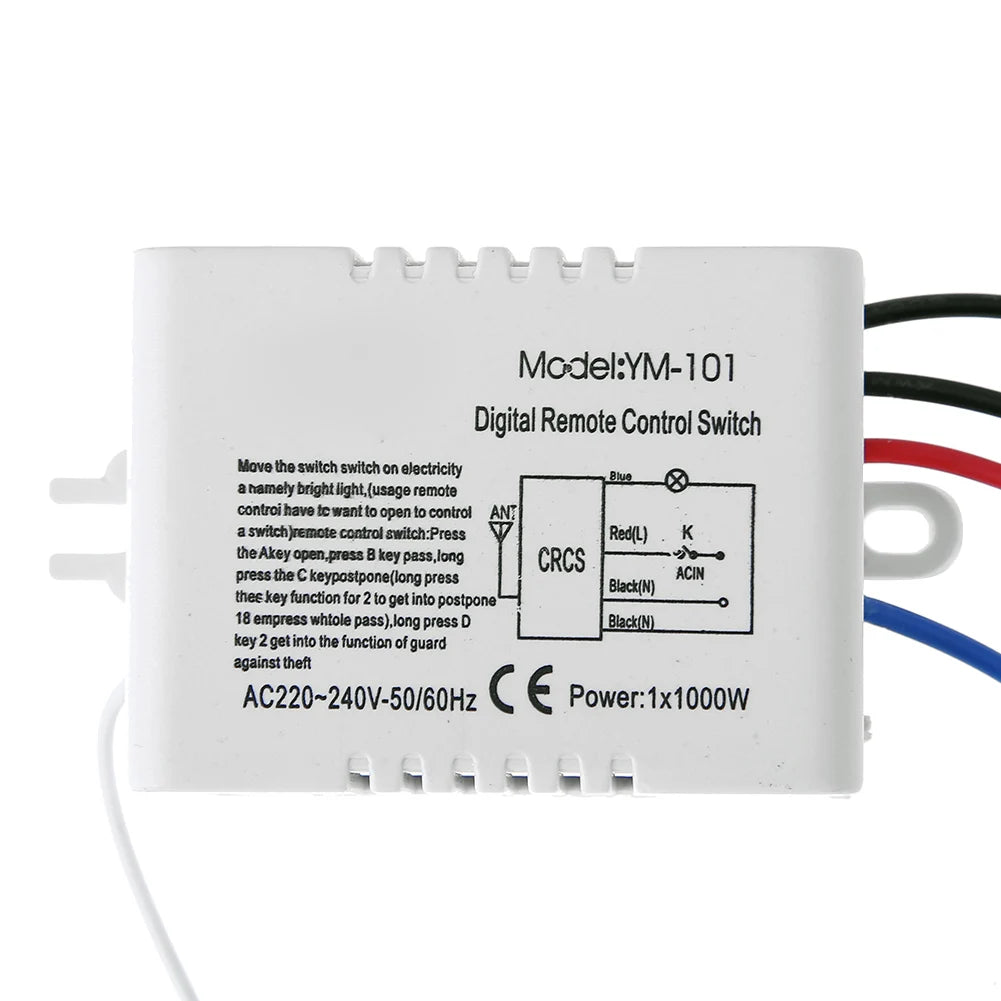 Smart Wireless Crystal Lamp Wall Switch