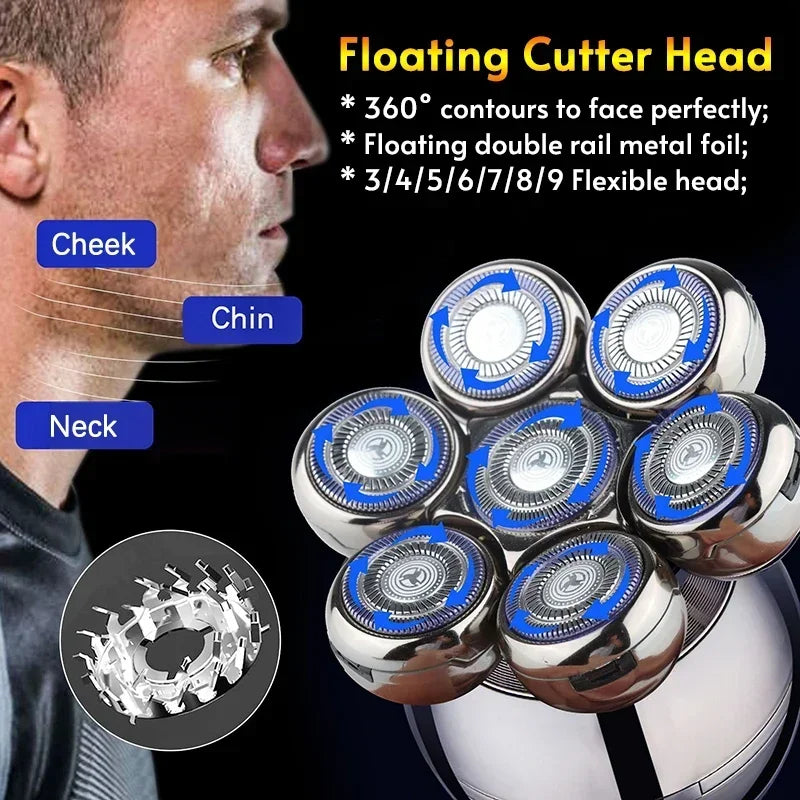 Replaceable Electric Shaver & Nose Trimmer Head