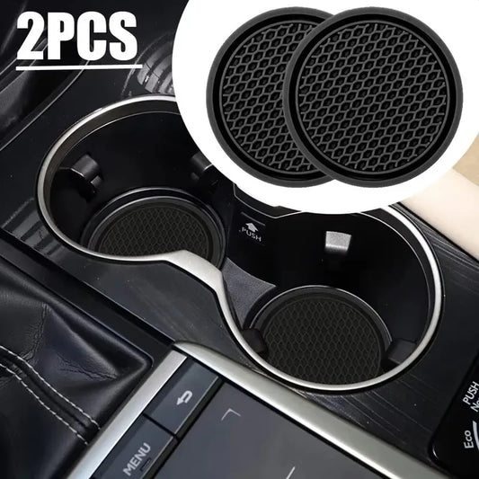 2pcs Car Anti-Slip Cup Holder Coasters