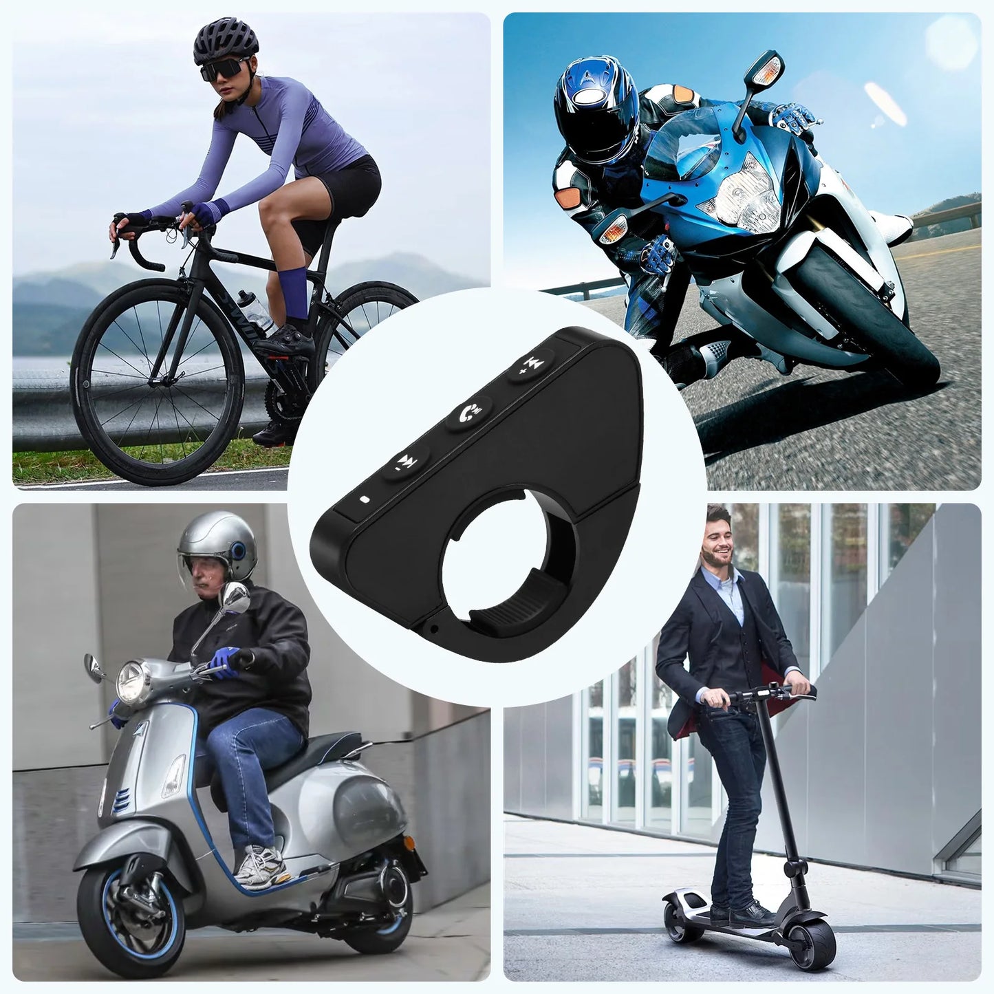 Motorcycle Bluetooth Handlebar Media Controller Switch