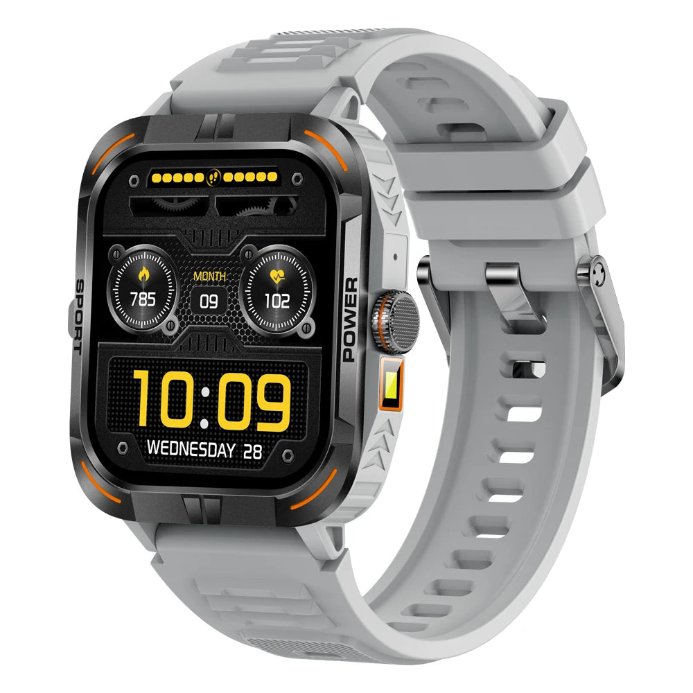AMOLED Smart Watch with Flashlight & Compass