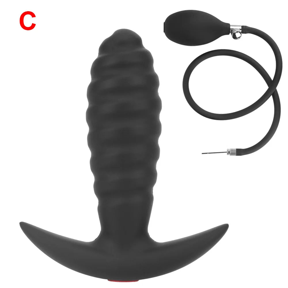 Inflatable Anal Plug & Vaginal Expander for Couples