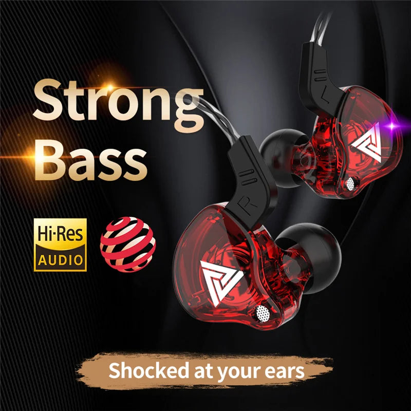 QKZ AK6 HiFi Wired Earphones with Mic