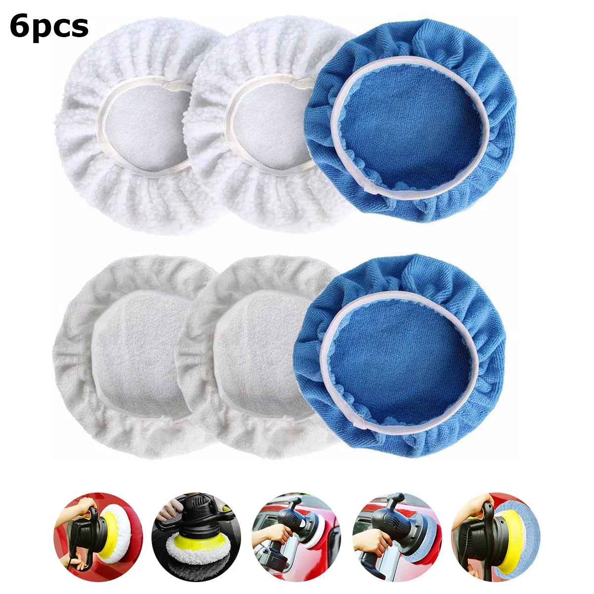 6pcs Microfiber Polishing Pads – Shine With Zero Swirls!