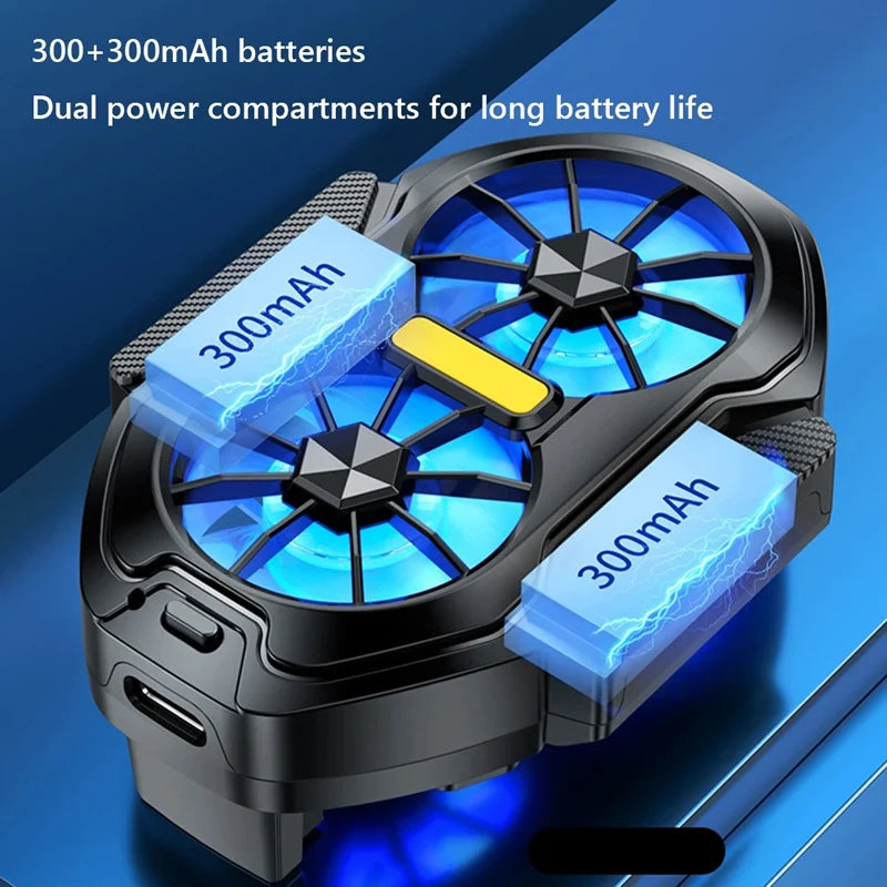 Dual Fan Rechargeable Mobile Phone Cooler