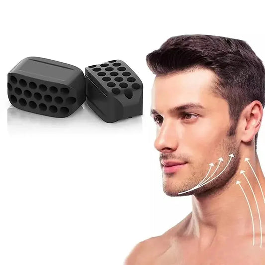 2PCS Silicone Jaw Exerciser Facial Toning Tool