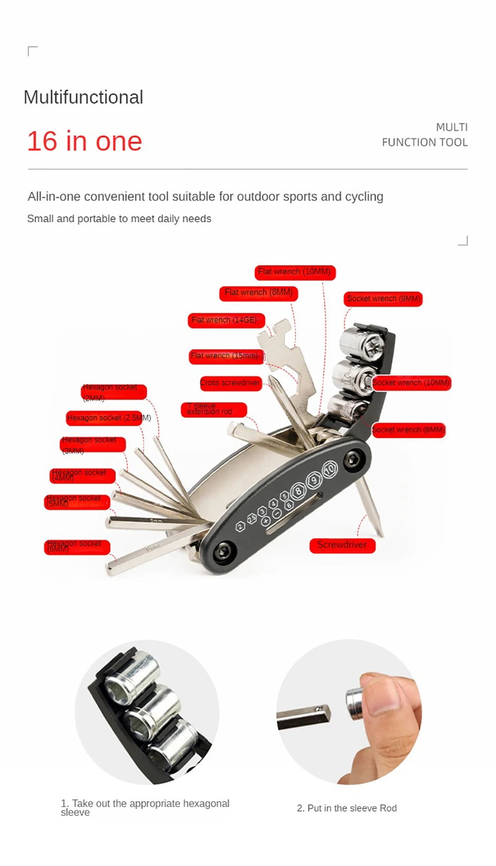 Motorcycle Tool Kit Set for CFMOTO MT Series