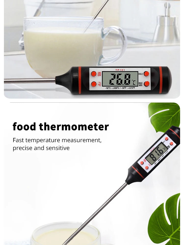 Kitchen Digital Probe Thermometer – Cook to Perfection Every Time!
