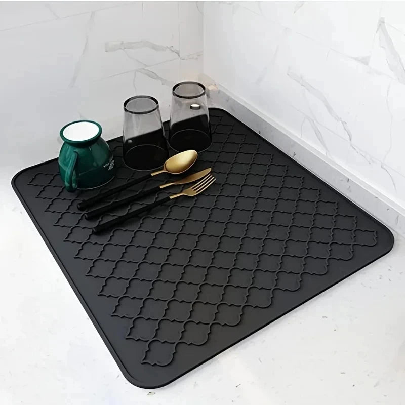 Silicone Drying Mat Non-Slip Heat Resistant Kitchen
