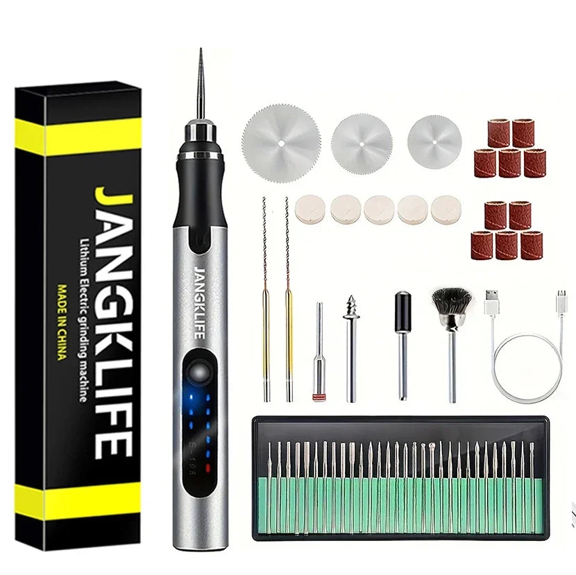 DIY USB Cordless Rotary Tool Kit Engraving