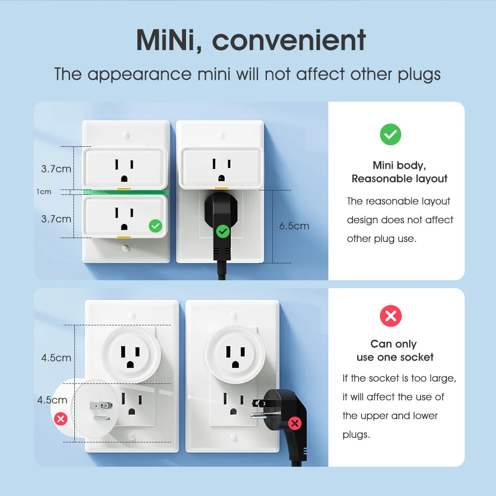 3300W Smart WiFi Travel Plug Adapter