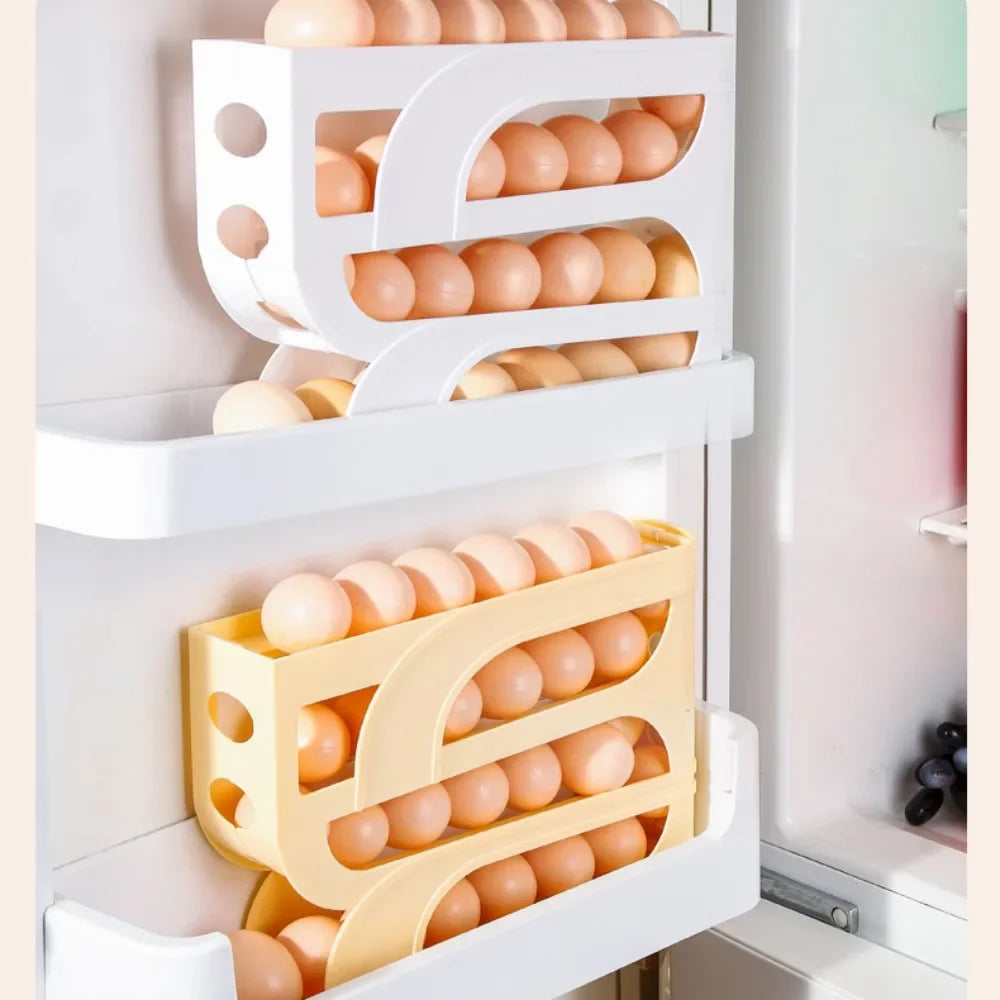 Large Capacity Automatic Egg Roller Refrigerator Storage Box
