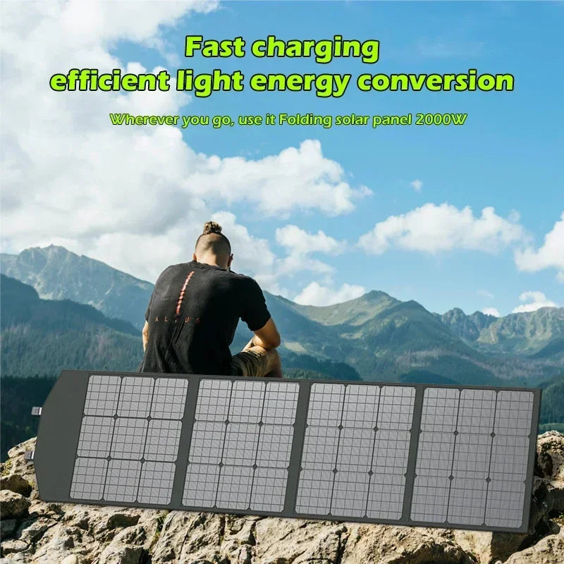 Flexible Foldable Portable Solar Panel Kit 500W-2000W
