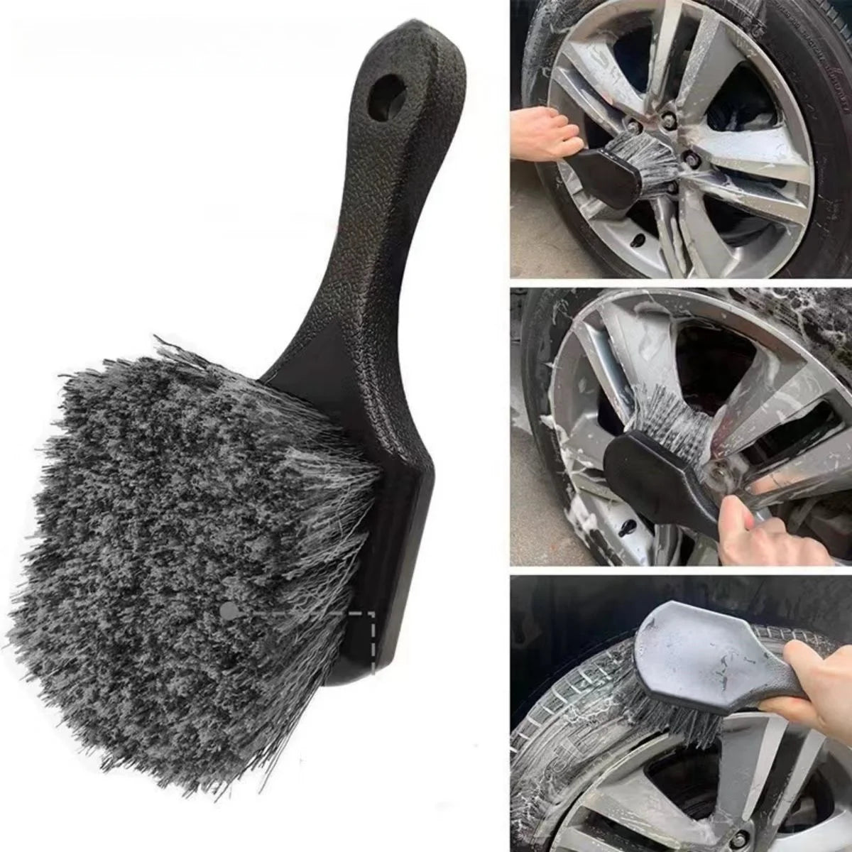 Car Wheel & Rim Cleaning Brush Set