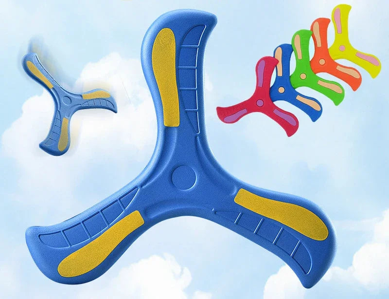 Soft 3-Leaf Boomerang Toy – Outdoor Fun for All Ages!