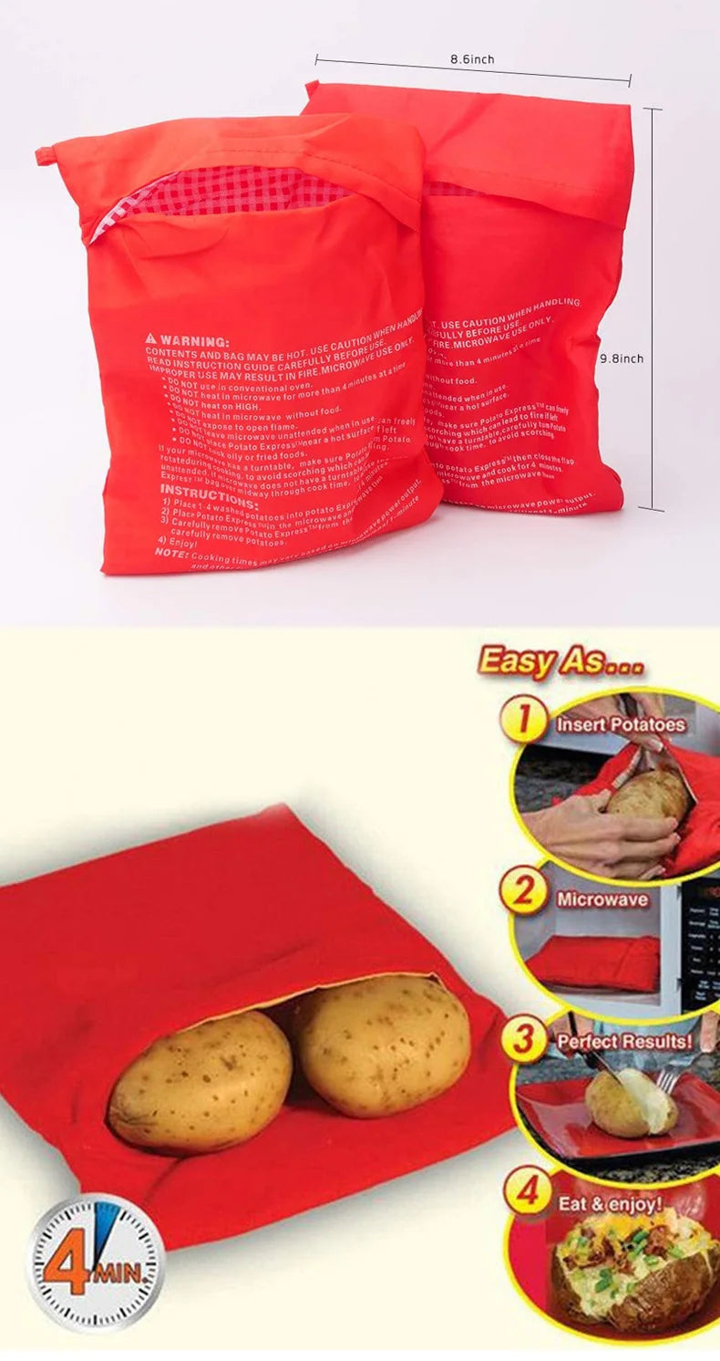 Microwave Potato Cooker Bag – Perfect Spuds in Minutes