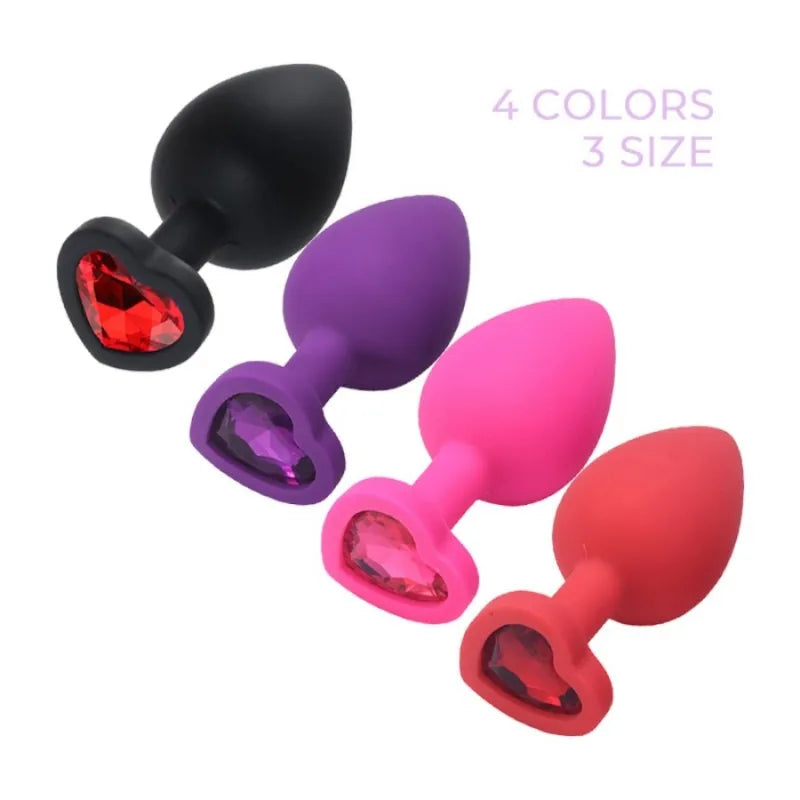 Silicone Anal Butt Plug for Women Pleasure