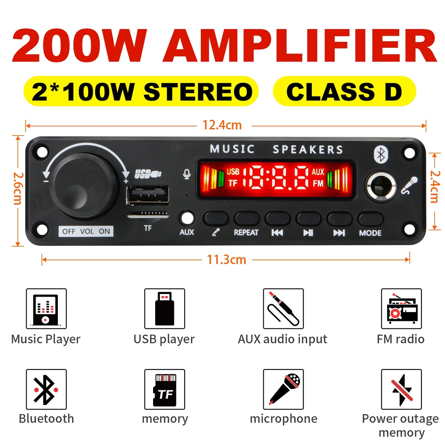 Boost your sound system with wireless amplifier power!