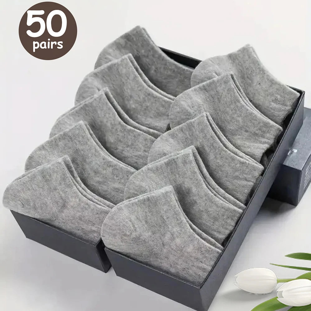 Breathable Men’s Low Cut Ankle Socks