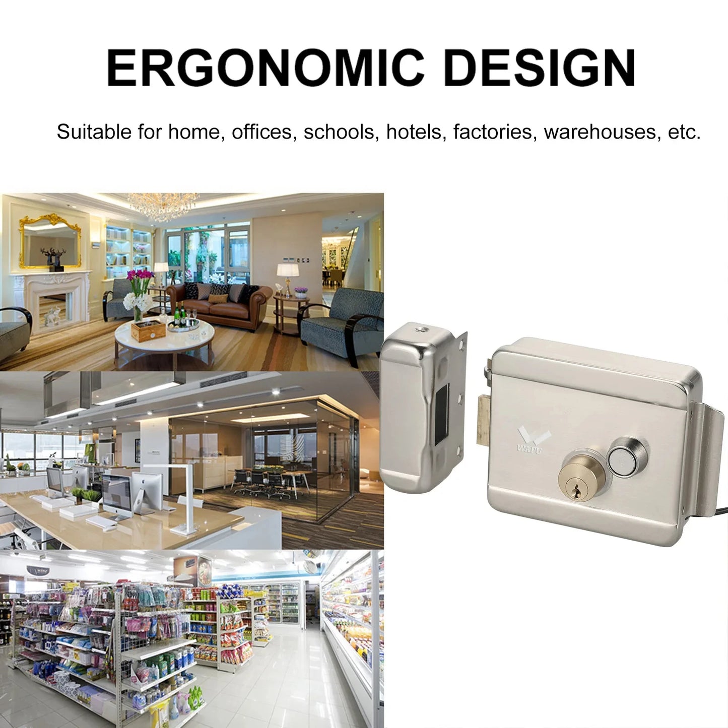 WAFU Smart Electric Door Lock for Home & Office